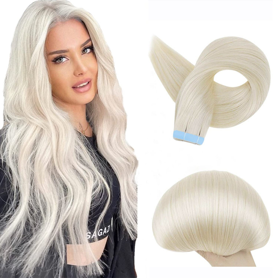 Extensii Tape IN White Platinum #100L